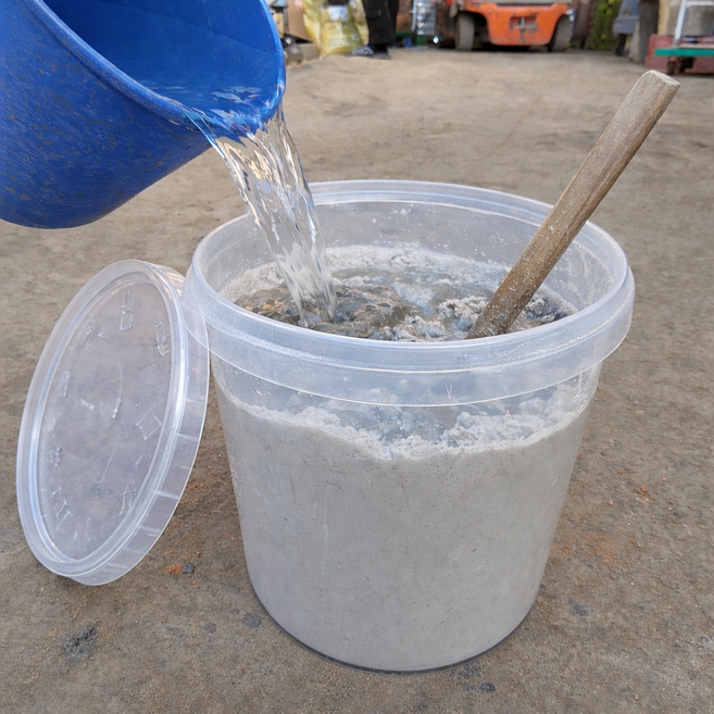 위드블럭 물만부어 사용 방구석 백시멘트 20L, 화이트, 1개