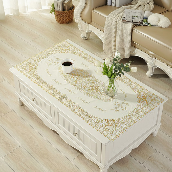 소유공간 골드 로얄 가든 테이블러너 S261-0275T1, TYPE 1, 1개, 60 x 120 cm