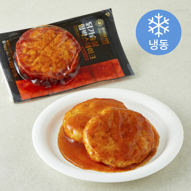 푸라닭 닭가슴살 함박스테이크 매콤악마 (냉동), 100g, 5개, 1개입