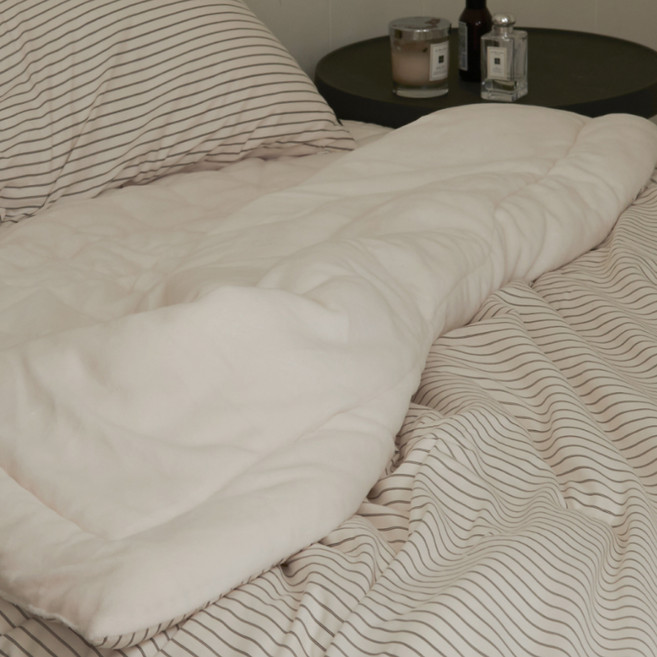 호무로 모먼트 극세사 데일리 차렵이불 베개커버 세트