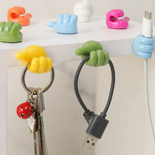 희미몰 KK217 엄지 케이블 정리 클립, 랜덤발송, 30개