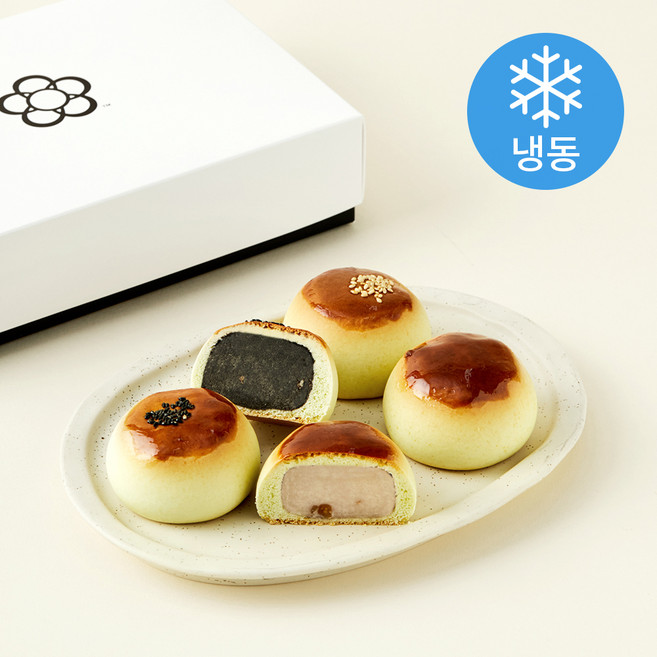 태극당 월병 3종 x 2개입 세트 420g + 쇼핑백 (냉동), 1세트