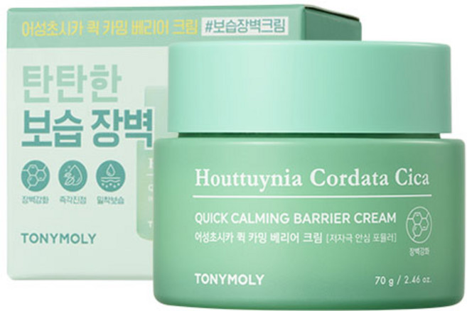 토니모리 어성초시카 퀵 카밍 베리어크림, 70g, 1개