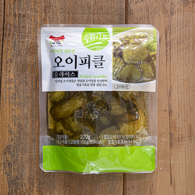 일가집 오이피클 슬라이스, 200g, 1개