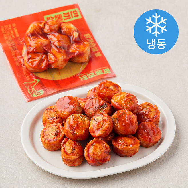 한끼통살 닭가슴살 볼 떡볶이맛 (냉동), 100g, 1개입, 5개