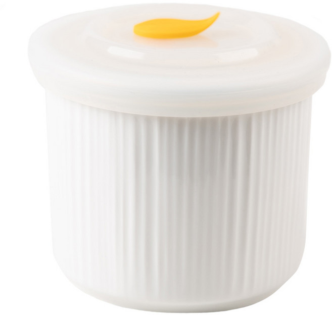 인콕 국내 제조 도자기 이유식 용기, 화이트, 1개, 250ml