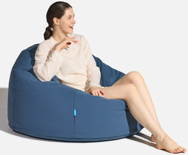 폴리몰리 애니웨어 빈백 소파 904P, 슬레이트 블루