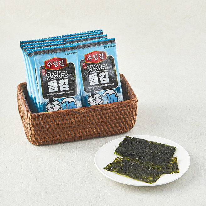 수정김 광천 돌김 미니, 2.2g, 1개입, 20개
