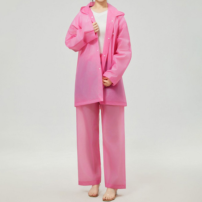 마켓에이 레인클리어 우비 상하의 세트