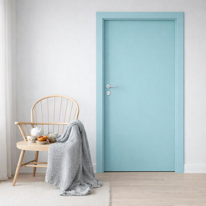 시트몰이 현관문 시트지, 아쿠아 민트