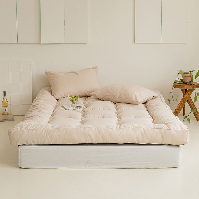 Homesliving 舒心床墊式床墊 米色 SS, 淺褐色