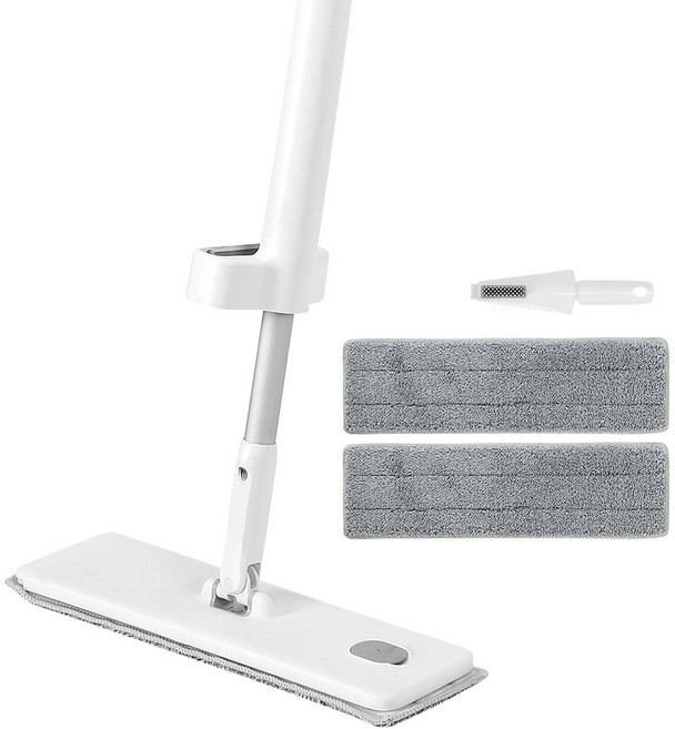 모리츠 물분사 스프레이 밀대청소기 + 리필용 패드 2p 세트, 1세트