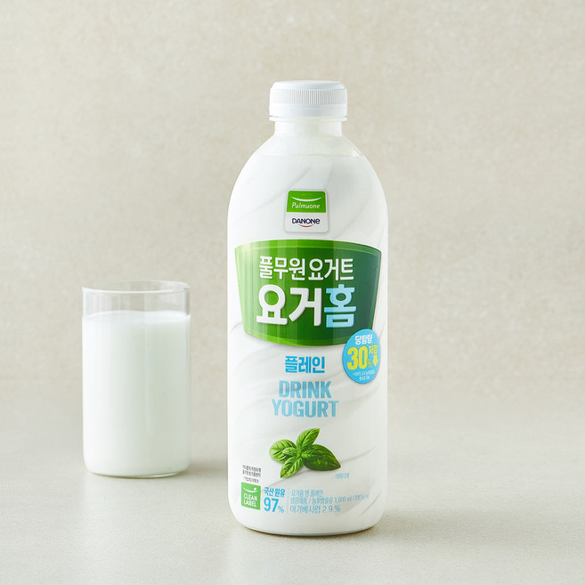 풀무원다논 요거홈 플레인, 1개, 1개입, 1L