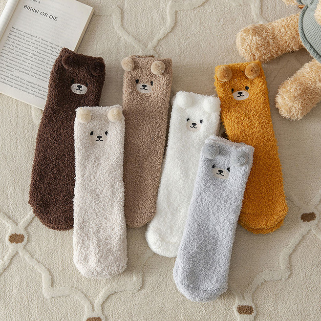 더모더니크 여성용 수면 양말 6켤레 세트