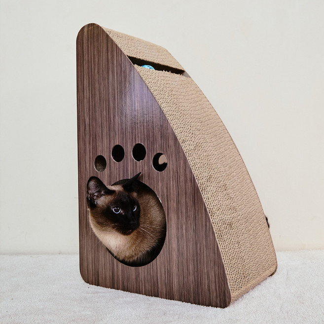 레드퍼피 고양이 네코야 제인스 스크래쳐, 베이지, 1개