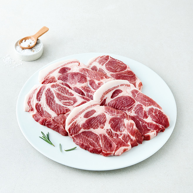 보담 무항생제 인증 바로 신선 한돈 목심 구이용 (냉장), 1개, 600g