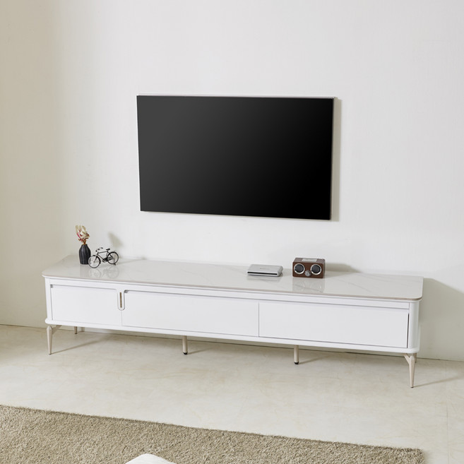 노아가구 마르쎄 세라믹 거실장 티비다이 2000 방문설치, 화이트