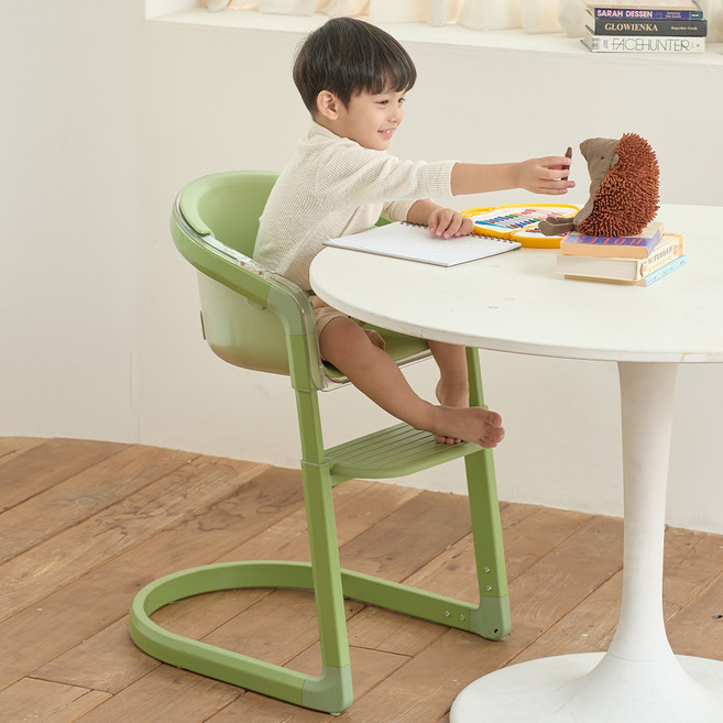 에시앙 유아용 슈니 하이체어 식탁의자, 레인포레스트
