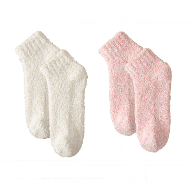 아펙토 여성용 미끄럼방지 수면양말 2켤레 세트