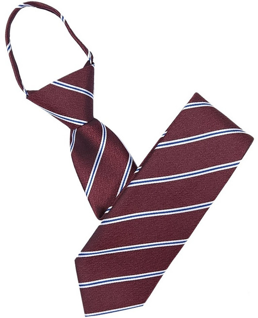 더셔츠스튜디오 남성용 레지멘탈 자동지퍼넥타이 TN332