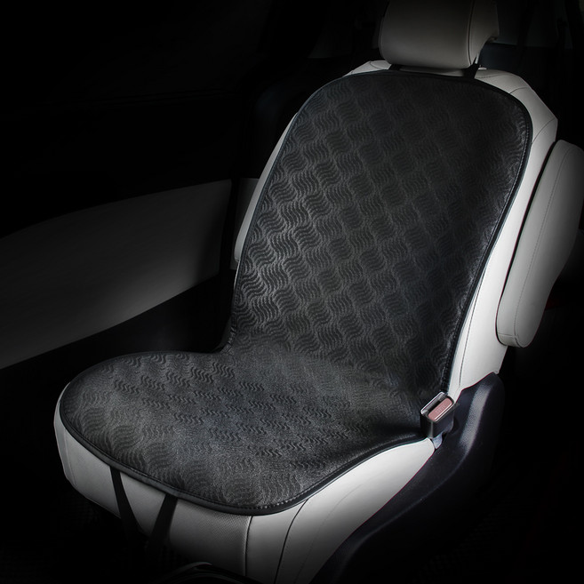 카이프 비엔토 논슬립 차랑용 에어매쉬 시트커버, 1개, 블랙