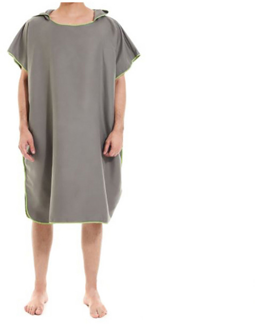 디엠코퍼레이션 심플컬러 타월가운 90 x 110 cm, 그레이, 1개