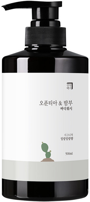 살림백서 오푼티아 앤 밤부 바디워시 일랑일랑향, 1개, 500ml