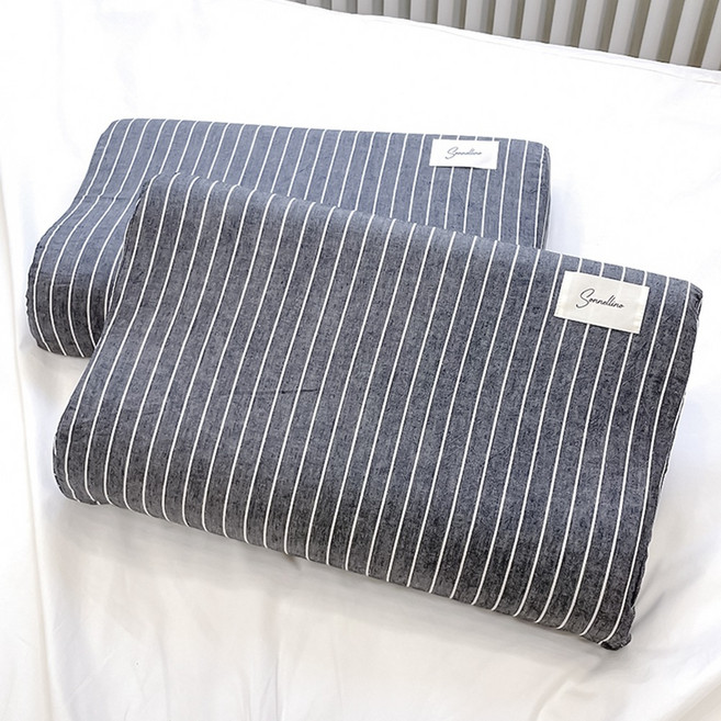 소넬리노 컴투더홈 프리미엄 라텍스 굴곡형 메모리폼 베개커버 2p