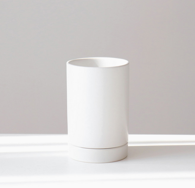 카모메키친 싱글 수저통, 화이트, 2개