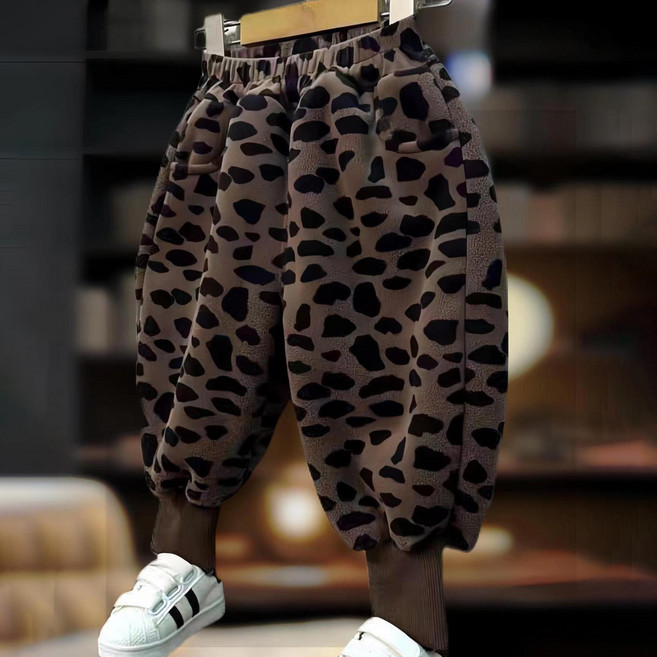 Uvely 兒童 Berepa 保暖冬季貂毛內裡長褲