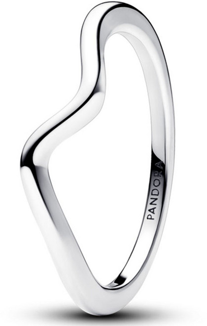 PANDORA 潘多拉 女士拋光波浪戒指 193095C00