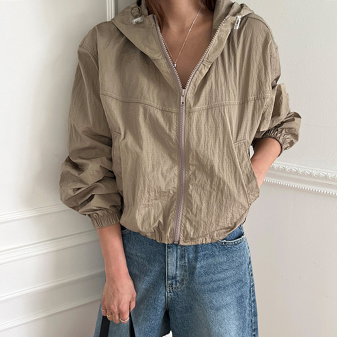 난닝구 여성용 킨디아 후드 점퍼