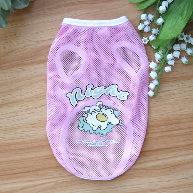 레드퍼피 반려동물 헬로 메쉬 쿨나시, 핑크, 1개