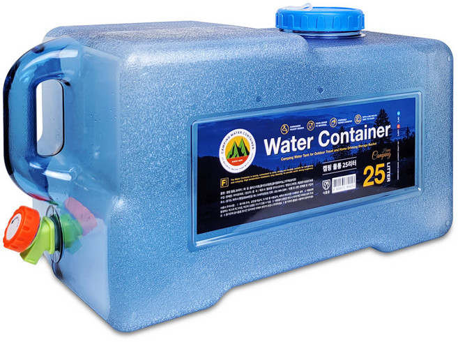 미르코리아 헬로폴 캠핑 물통, 25L, 1개