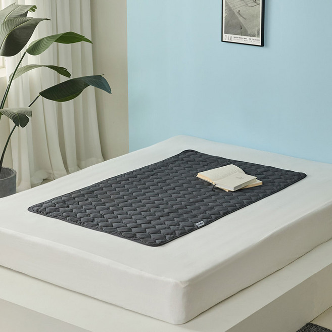 마르셀린 굿드림 알러쉴드 누빔 방수패드, 딥그레이