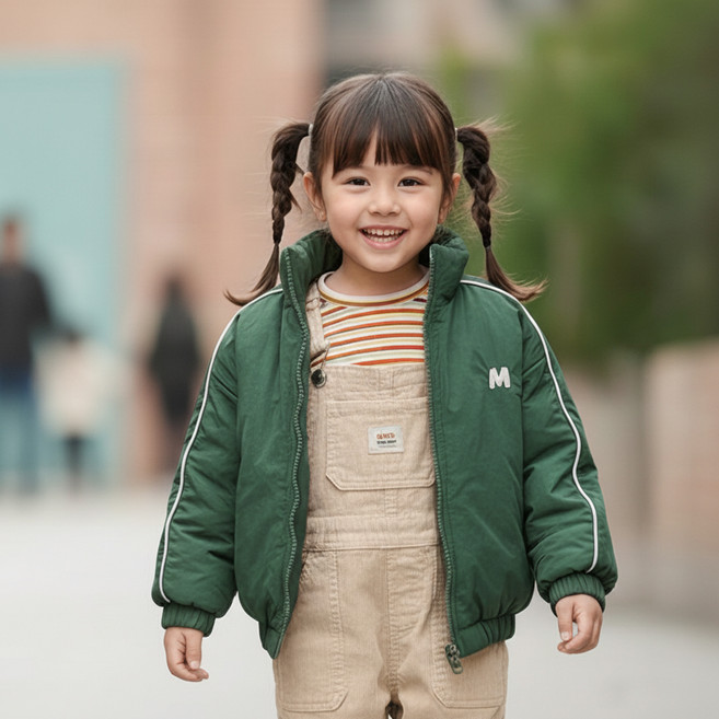 C Motion M 滾邊鋪棉外套