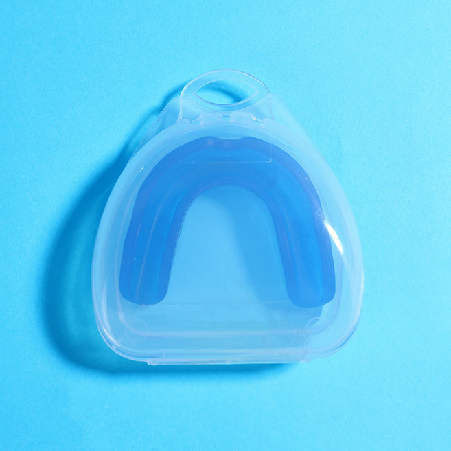 리즈제이니 모던 스포츠 운동 마우스 가드 + 케이스, 14 파란색, 1개