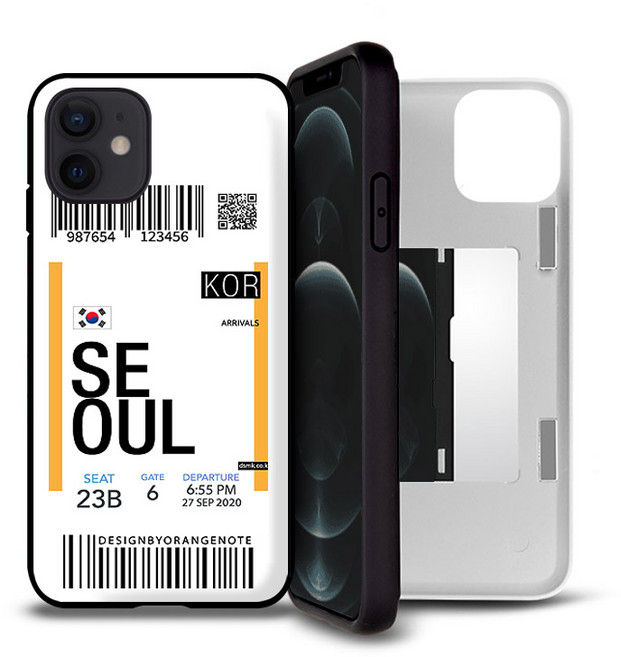 아이엔픽 티켓 마그네틱 도어범퍼 휴대폰 케이스