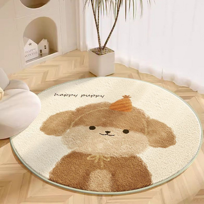 다다랜드 파스텔톤 원형 러그