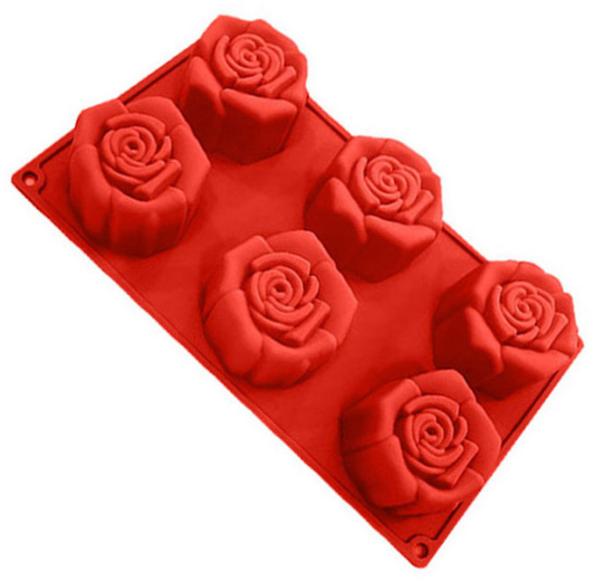 리얼로즈 6구 실리콘몰드, 랜덤발송