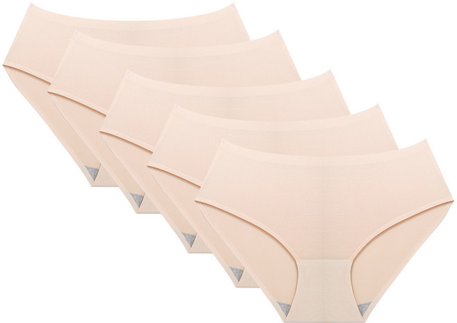 글램공감 여성용 올데이즈 심리스팬티 무봉제 노라인 팬티 5종세트