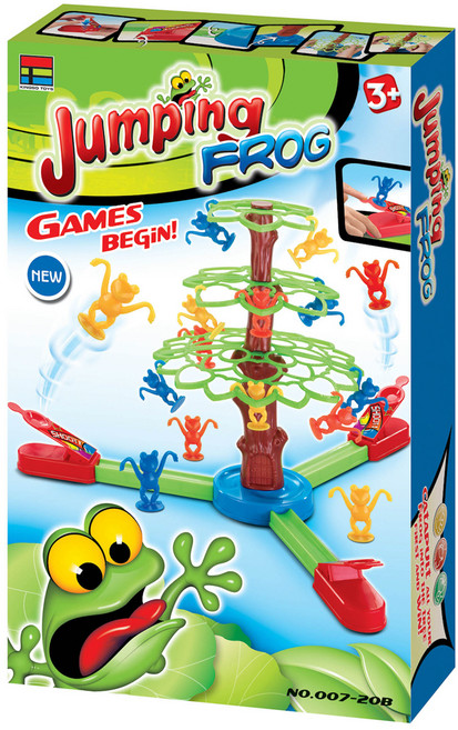 하늘썬별 점핑 개구리 매달리기 보드게임, 블루등, 1개