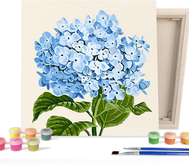 아이러브페인팅 DIY 히트 그림그리기, 블루수국, 1개