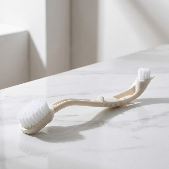 몰투데이 신발상쾌 운동화 세척 다용도 틈새 청소솔, 베이지, 1개