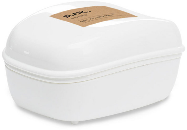 블랑오브제 뚜껑 비눗갑, 1개