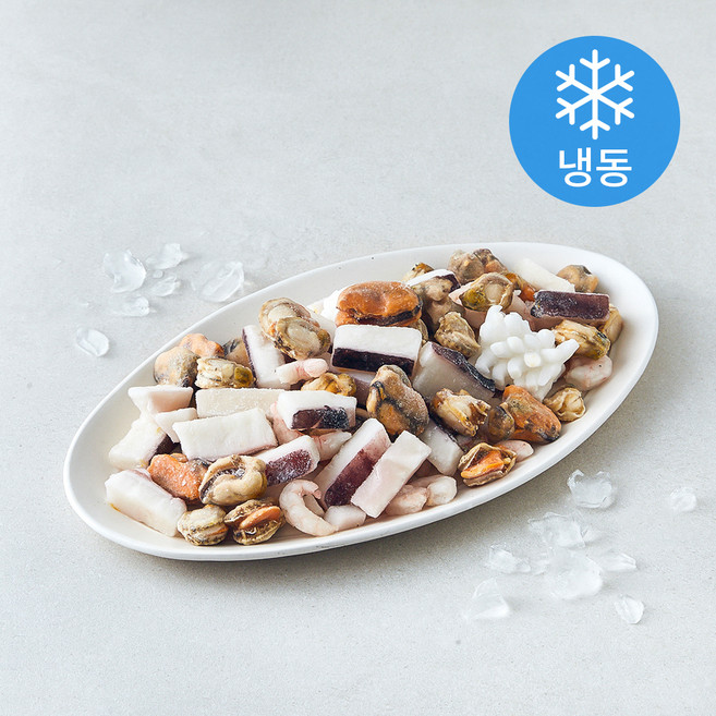 비비수산 깔끔하고 간편한 해물모둠 도매용 (냉동), 10개, 600g