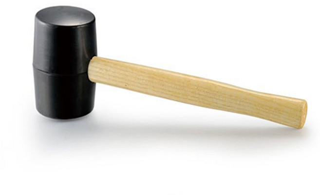리버그린 우레탄 고무망치 흑색 중, 1개