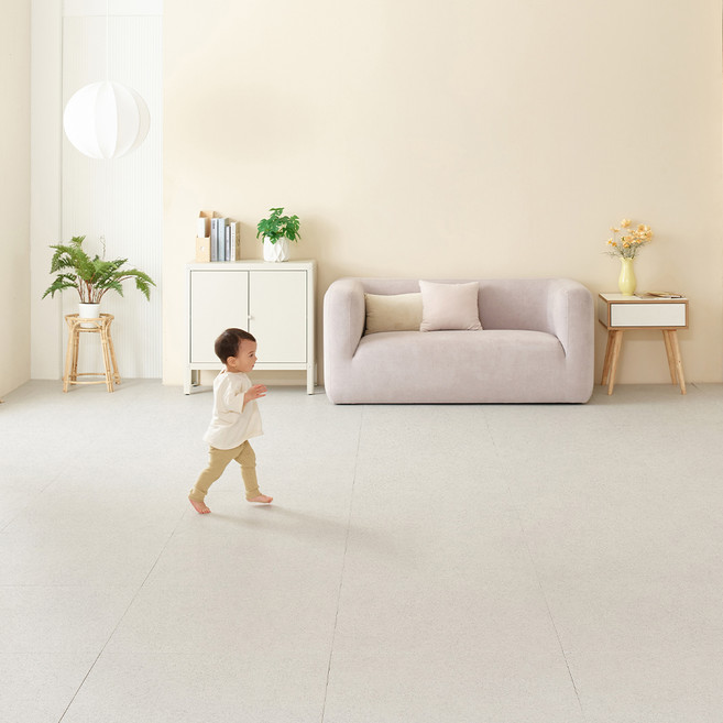 알집매트 하이엔드 TPU 시공매트 70x70x2.3cm, 밀크스톤, 4개, 코너