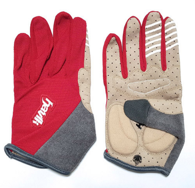 하빅 남성용 레저용 바이크 베스타 장갑, 레드, 1개