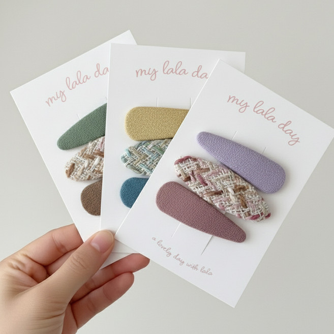 Kids Day 毛呢啪啪夾 9件組